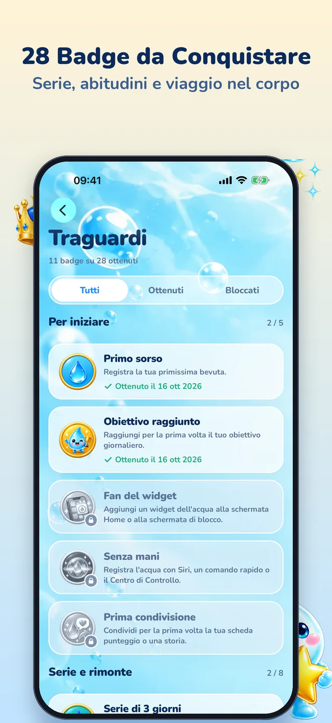 28 Badge da Conquistare: serie, abitudini e viaggio nel corpo