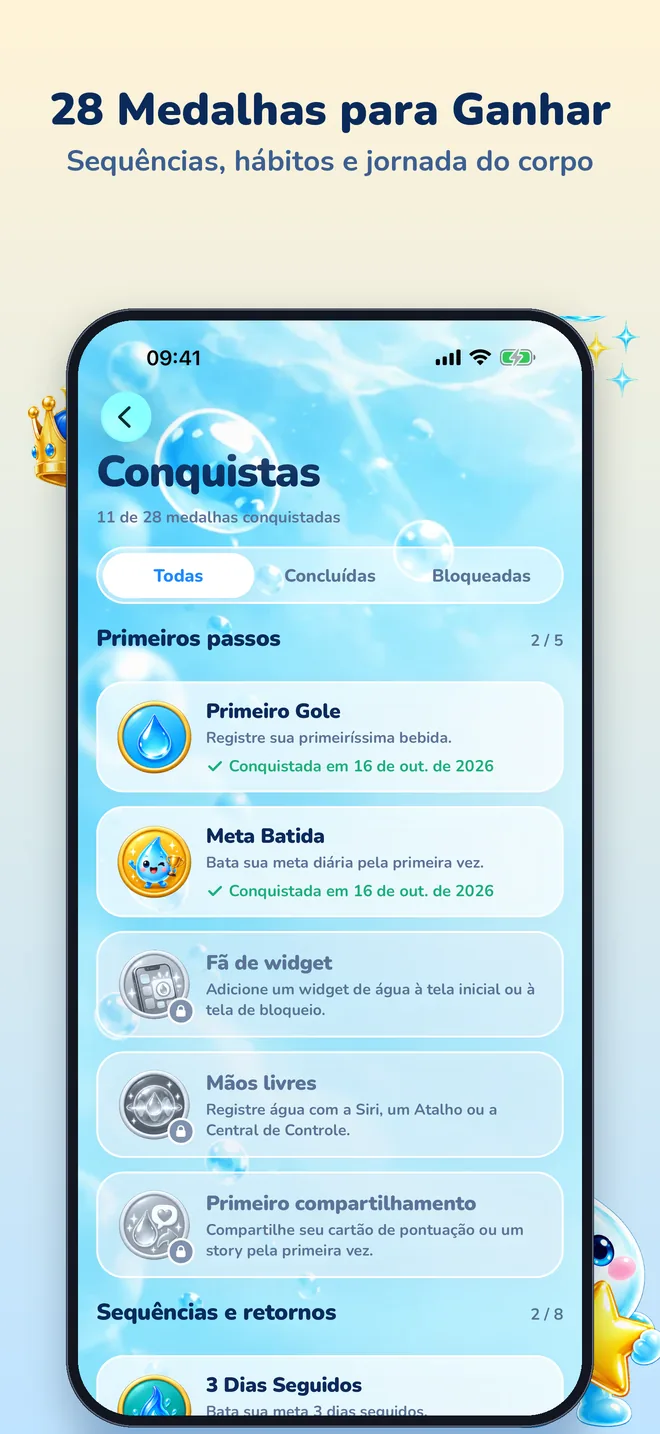 28 Medalhas para Ganhar: sequências, hábitos e jornada do corpo